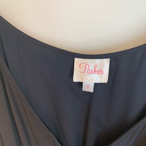 Parker Silk Jumpsuit black, sz small. - Picture 4 of 6
